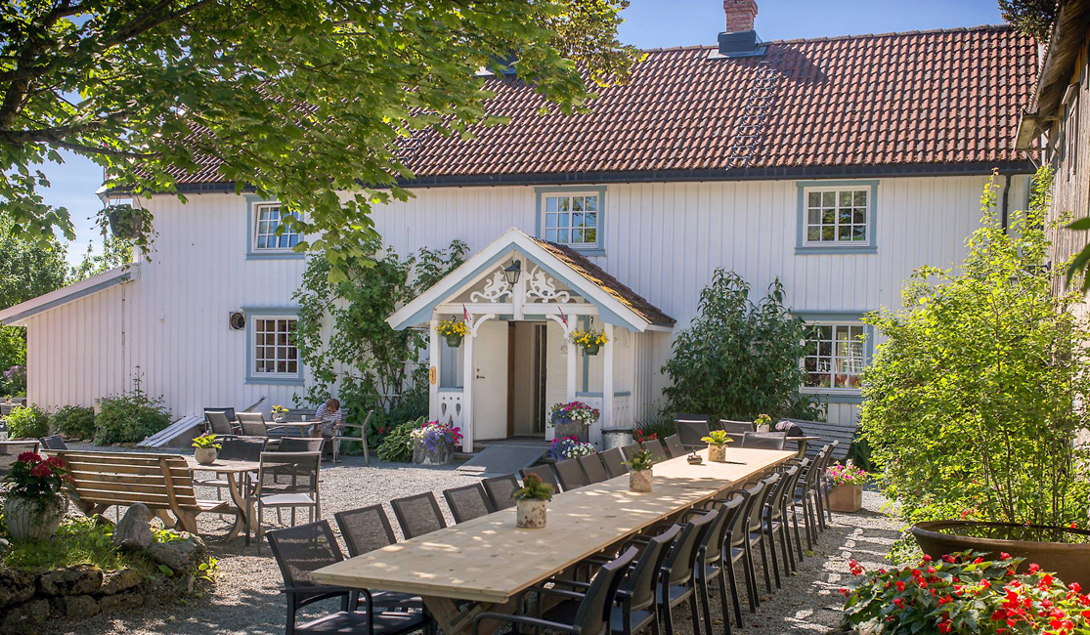 Uteserveringen på Klostergården 