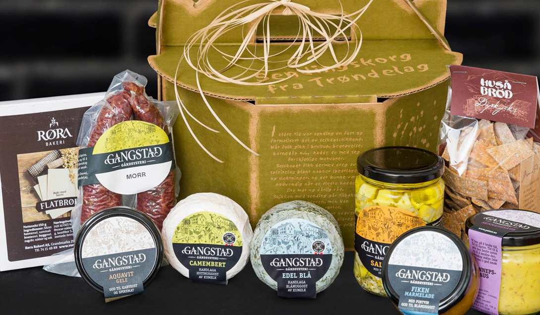 Produkter fra Gandstad gårdsysteri
